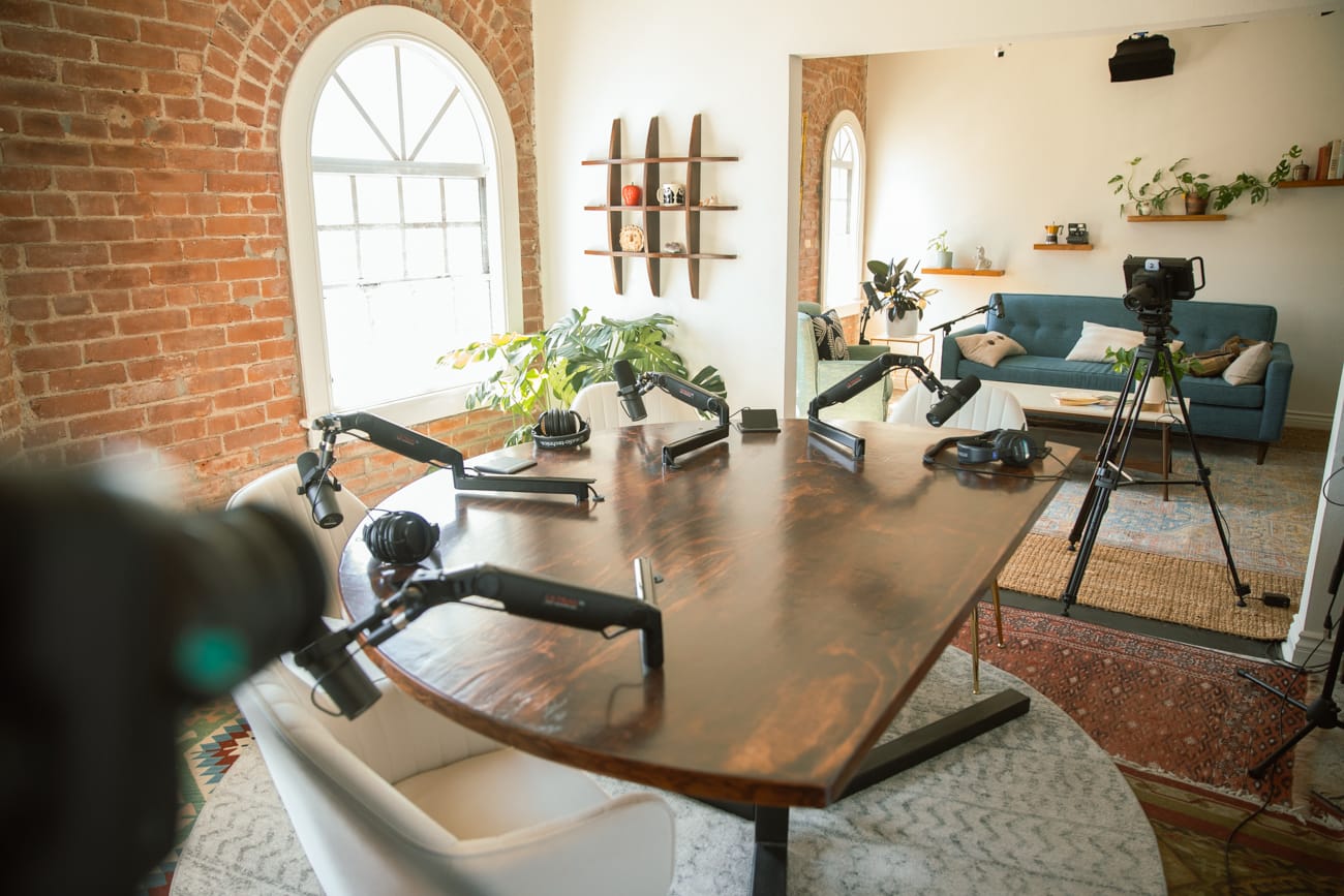 Straw Hut Media podcast studio